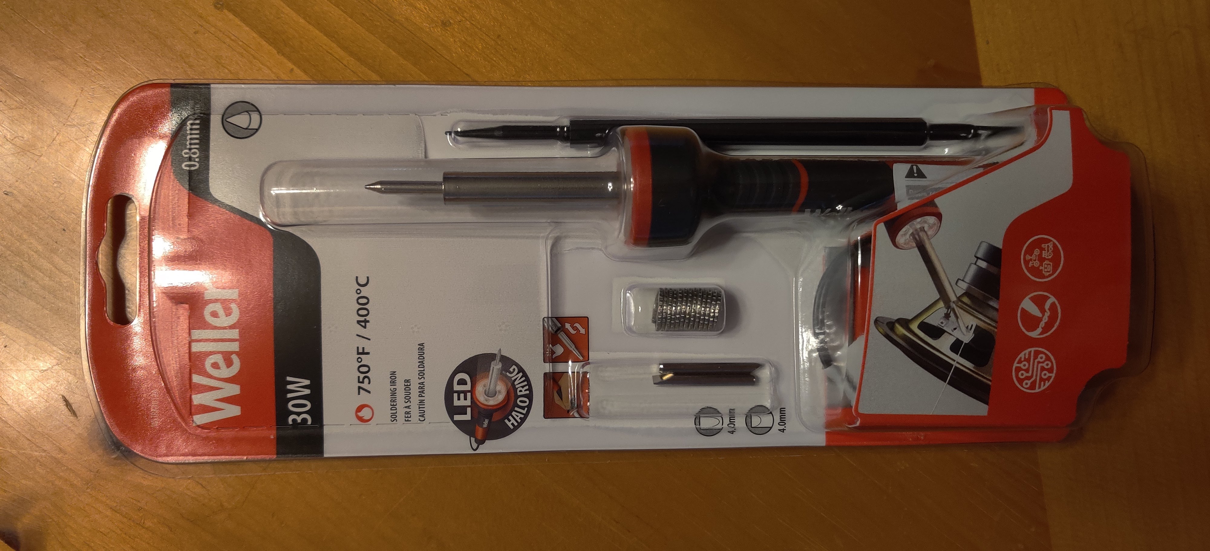 The Weller soldering pen I bought